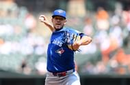 Jose Berrios in action against the Baltimore Orioles - Source: Getty